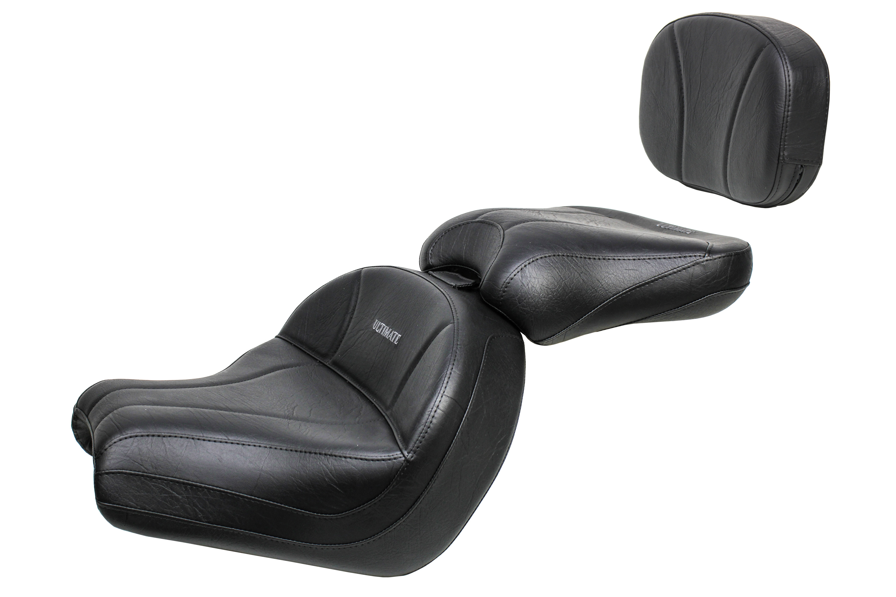VTX 1300 C Midrider Seat, Passenger Seat and Sissy Bar Pad - Plain or Studded