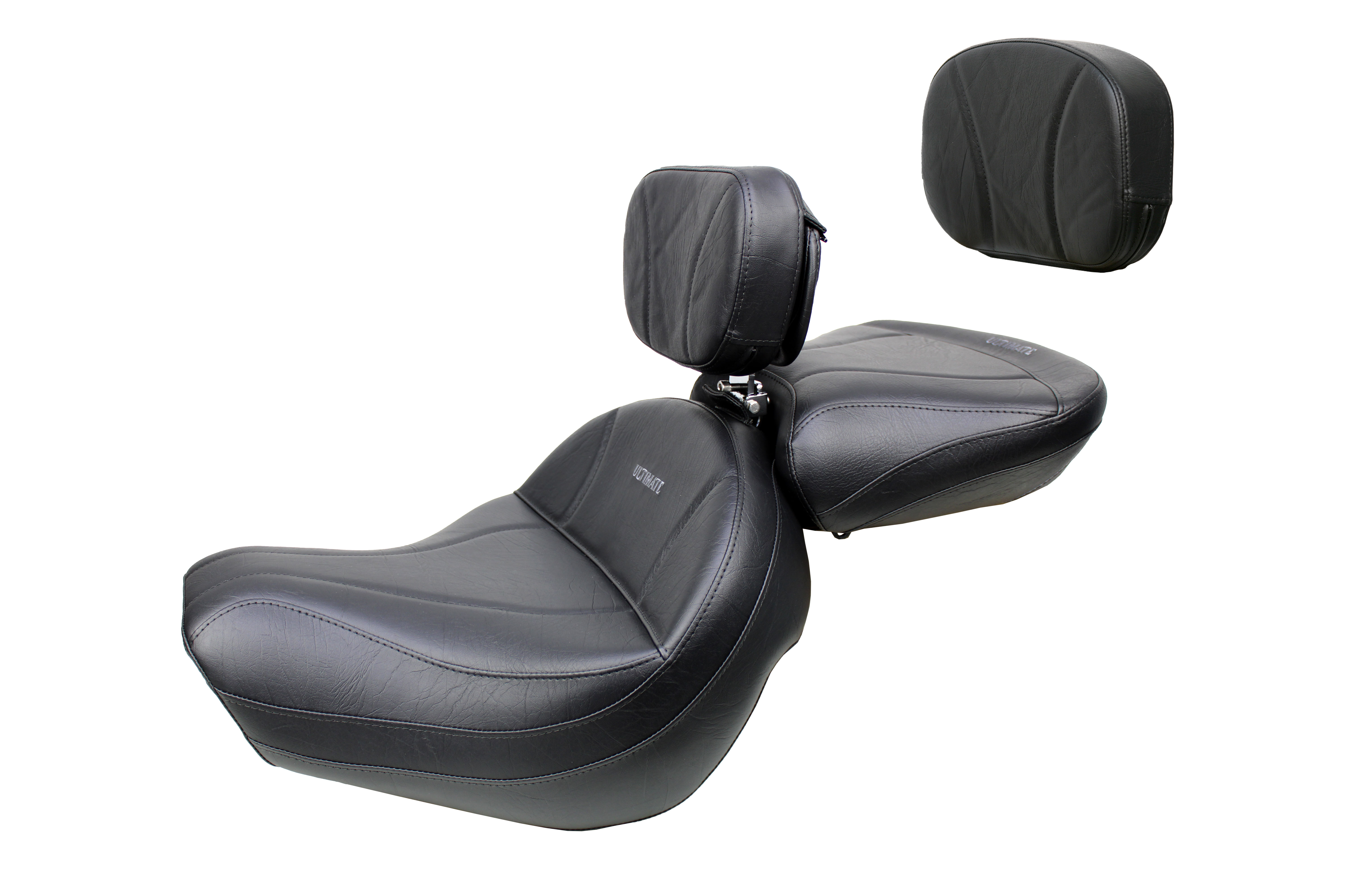 VTX 1300 R/S/T Big Boy Seat, Passenger Seat, Driver Backrest and Sissy Bar Pad - Plain or Studded
