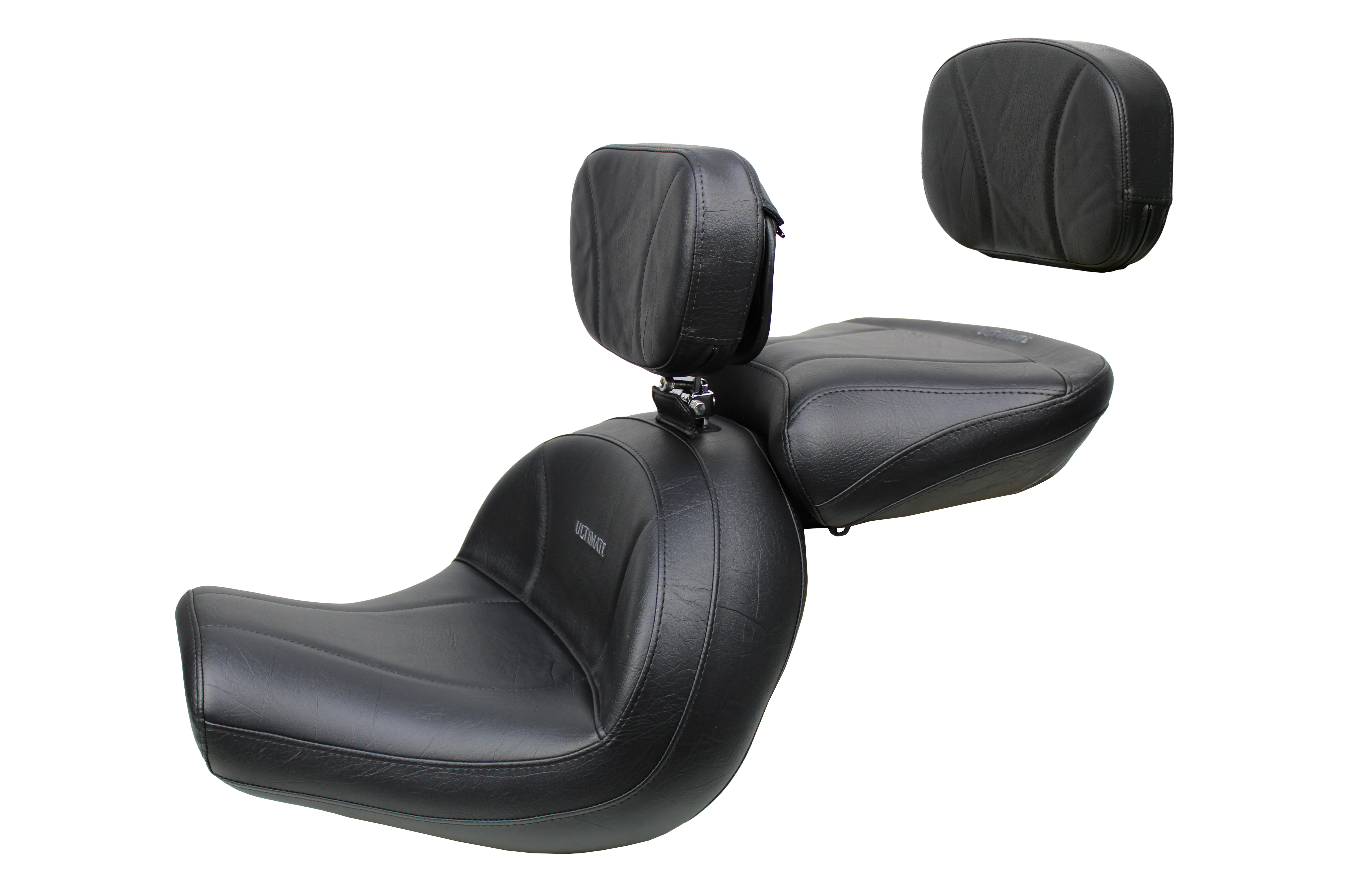 VTX 1300 R/S/T Lowrider Seat, Passenger Seat, Driver Backrest and Sissy Bar Pad - Plain or Studded