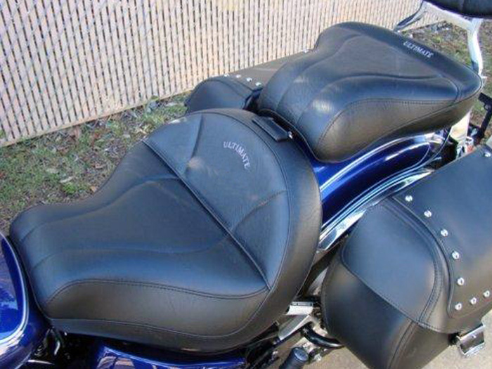 V-Star 1100 Classic Midrider Seat and Passenger Seat - Plain or Studded