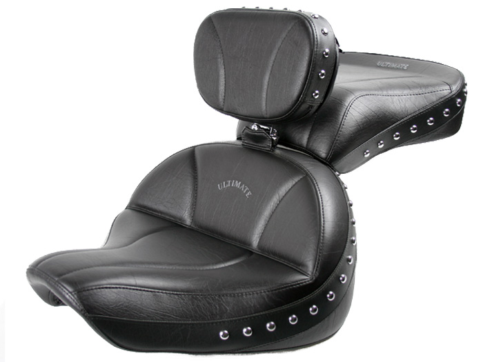 V-Star 950 Midrider Seat, Passenger Seat and Driver Backrest - Plain or Studded