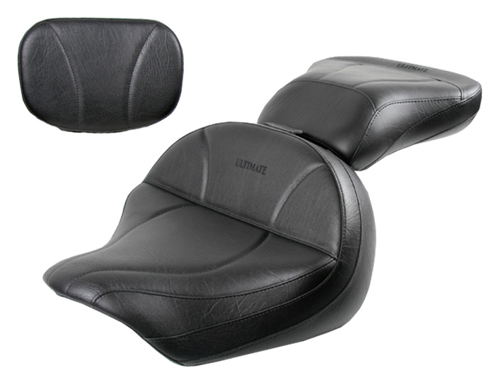 Vulcan 1600 Seat, Passenger Seat and Sissy Bar Pad - Plain or Studded