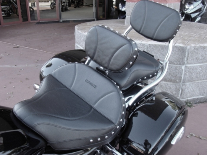 Vulcan 1600 Seat, Passenger Seat, Driver Backrest and Sissy Bar Pad - Plain or Studded